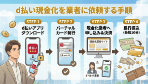 d払い現金化はバレる？即日で現金を確保する最新の手順